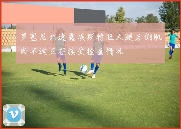 罗塞尼尔透露埃斯特旺大腿后侧肌肉不适正在接受检查情况