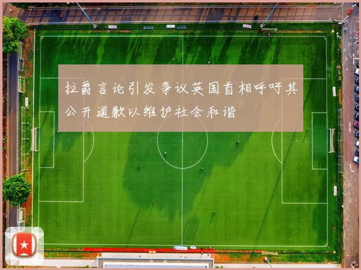 拉爵言论引发争议英国首相呼吁其公开道歉以维护社会和谐